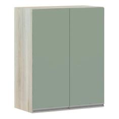 Imagem de Armário Para Cozinha 60cm 2 Portas Lis Legno Crema C/Verde