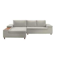 Imagem de Sof  5 Lugares Com Chaise Esquerdo Cl ssico Com Entrada Usb L