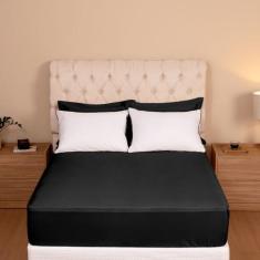 Imagem de Jogo De Cama Casal Línea Micropercal 200 Fios - 03 Peças - Casa Paulin