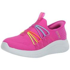 Imagem de Skechers Meninas ULTRA FLEX 3.0 - BUNGEE FUN, Rosa choque/Multi, 17