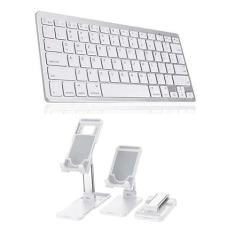Imagem de BDNET, Teclado Bluetooth P/galaxy S8 5g X706 11 + Sup Branco