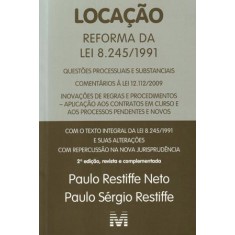 Imagem de Locação - Reforma da Lei 8.245 / 1991 - Restiffe, Paulo Sergio; Restiffe Neto, Paulo - 9788539200788
