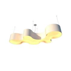 Imagem de Lustre Pendente Semi Cilíndrico Madeira Laca  Bivolt
