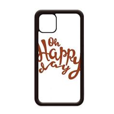Imagem de Capa estilo escrito à mão com citação "Happy Day" para iPhone 11 Pro Max para Apple Mobile Case Shell