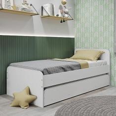 Imagem de Bicama Infantil Caracol Movelbras Branco