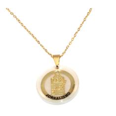 Imagem de Colar Cordão Jornalismo Jornal Folheado Ouro 18k