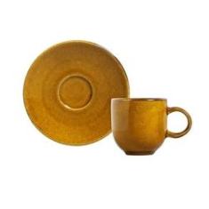 Imagem de Conjunto de 6 xícaras de café e pires coup stoneware ambar 1 classif Porto Brasil