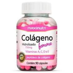 Imagem de Colágeno Hidrolisado Femme 90Cps Maxinutri