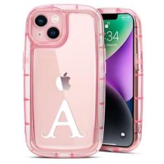Imagem de R'hllor Capa para iPhone 13 6,1 polegadas (não serve para 13 Pro), design de sabonete rosa com borda ultra grossa proteção à prova de choque capa de telefone presentes para mulheres/mães/meninas