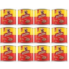 Imagem de Baw Waw Alimento Para Cães Adulto Carne Ração Úmida 280g Pack com 12