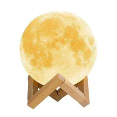 Imagem de Umidificador Luminária Abajur Lua Led 880ml 3D - Moon Lamp