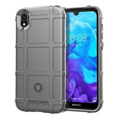 Imagem de Capa para Huawei Y5 2019, capa de material de fibra de carbono, suave antiderrapante, macia, anti-impressões digitais, capa totalmente protetora para Huawei Y5 2019