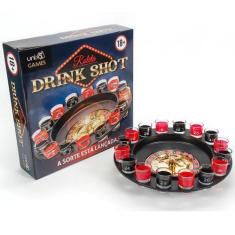 Imagem de Jogo Roleta 16 Copos Bebida Drink Tabuleiro Dados Adulto - Unika Games