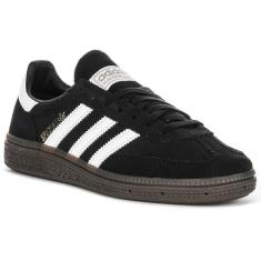 Imagem de Adidas Handebol SPZ J Gum Sola Solar Suede Overly Trainers, Preto, branco, 18