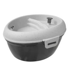 Imagem de Bebedouro Fonte Elétrica para Cães e Gatos 6 litros de água Aquadog PetFlex Preta 6L