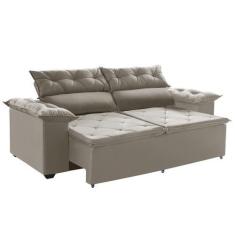 Imagem de Sofá Compact 1,8 Metros Retrátil E Reclinável Com Molas Espirais Casto