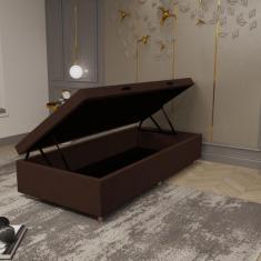 Imagem de Base Box Baú 88cm Suede Multi jsw