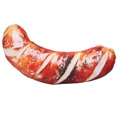 Imagem de Simulação de Travesseiro Em Forma de Camarão, Almofada de Comida, Suporte para As Costas, Brinquedo de Pelúcia, Travesseiro Impresso Realista Com Algodão PP Dentro para (Almofada