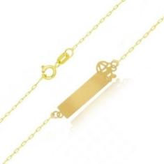 Imagem de Pulseira Em Ouro 750, Pulseira Infantil Menino Em Ouro 18K