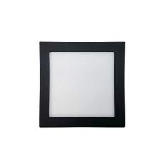 Imagem de Plafon Led 20W 5700K Sobrepor Quadrado Preto 22,5CM Save Energy