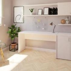 Imagem de Mesa de Escritório Corp 25mm 130 cm Bramov Móveis 