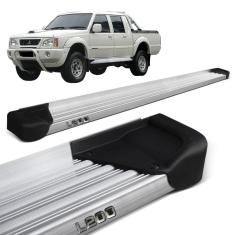 Imagem de Estribo Lateral L200 Gl GLS 1999 a 2003 Aluminio Natural A3