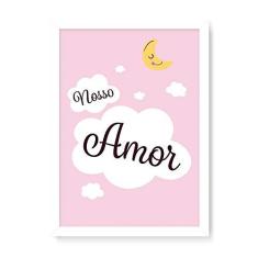 Imagem de Arte Maníacos Quadro Decorativo Nosso Amor Fundo  - 23x16,25cm (Moldura em laca )