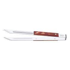 Imagem de Pegador de carne tramontina com lãmina em aço inox E cabo de madeira tratada polywood  21175170