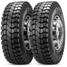 Imagem de Kit 2 Pneu Pirelli Aro 22.5 295/80r22.5 152/148l Tl M+s Tg88