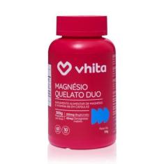Imagem de Magnésio Dimalato Quelato e Magnésio Bisglicinato com Vitamina B6 300mg - Vhita