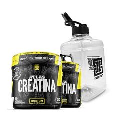 Imagem de Kit 2x Creatina Atlas 90g + Galão 1,5L - Iridium Labs