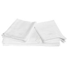 Imagem de Jogo de Lençol Casal em Bambu toque Fresco e Suave com 04 Peças Branco - Zissou