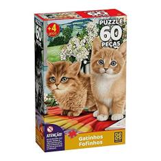 Imagem de Quebra-cabeça 60 peças Gatinhos Fofinhos - Grow