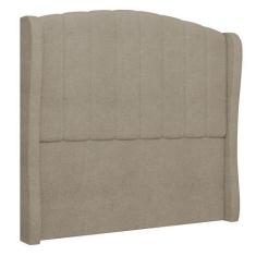 Imagem de Cabeceira Casal King Cama Box 195cm Glenda I02 Bouclê Capuccino - Mpoz