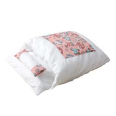 Imagem de ＡＷＨＡＯ Gato saco de dormir gato metade coberto caverna confortável interior calmante almofada cama de gato caverna para filhote de cachorro poodle cão, eu