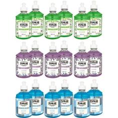 Imagem de 18 Sabonetes Liquido Erva-Doce Lavanda E Neutro 500ml Pepilon