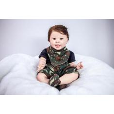 Imagem de Bebê Reborn Menino Realista Com Acessórios Inclusos - Mundo Azul E Ros