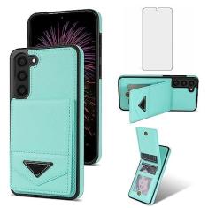 Imagem de Capa de telefone para Samsung Galaxy S23 5G capa carteira com protetor de tela de vidro temperado e RFID fino suporte para cartão de crédito acessórios de celular S 23 23S GS23 G5 SM-S911U 6,1
