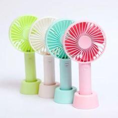 Imagem de Mini Ventilador De Mão Portátil 3 Velocidades C/ Base - OEM, 5V