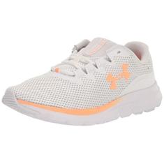 Imagem de Under Armour Tênis de corrida feminino Charged Impulse 3, Branco/Branco/Laranja Tropic, 34