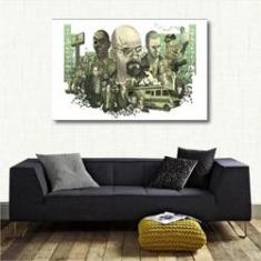 Imagem de Quadro decorativo Breaking Bad Artítstico - Tela em Tecido