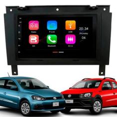 Imagem de Central Multimídia 7 Polegadas MP5/BT CarPlay Android + Moldura Preta 