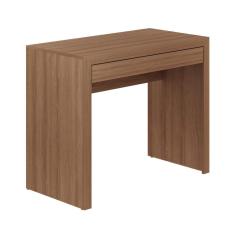 Imagem de Mesa Escrivaninha para Escritório 90x46,5x74,5cm com 1 Gaveta Amêndoa ME4107 Tecnomobili