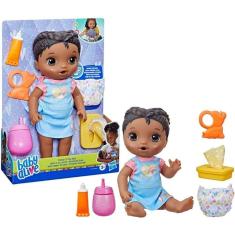 Imagem de Boneca - Baby Alive Bebe Fraldinha - Cabelos Preto - Bebe e Faz Xixi HASBRO