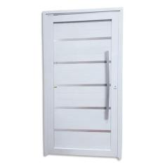 Imagem de Porta de PVC Pivotante 216x130cm Premium Tecplus100 Brimak Branco