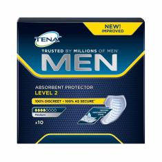 Imagem de Absorvente Masculino para Incontinência Urinária Tena Men Nível 2 Médio com 10 unidades 10 Unidades