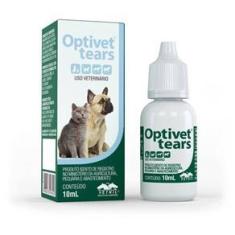 Imagem de Colírio Lubrificante Optivet Tears Para Cães e Gatos 10ml - Vetnil