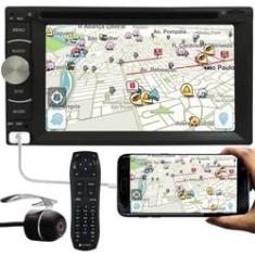 Imagem de DVD Player Automotivo 2 Din E-Tech Universal Tela 6.2" Espelhamento Bluetooth USB Rádio + Câmera de Ré