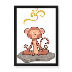 Imagem de Arte Maníacos Quadro Decorativo Meditacaco - 23x16,25cm (Moldura em laca )