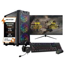 Imagem de Pc Gamer Ryzen 5 5600G 16Gb Ram Ddr4 Ssd 480Gb Monitor 27